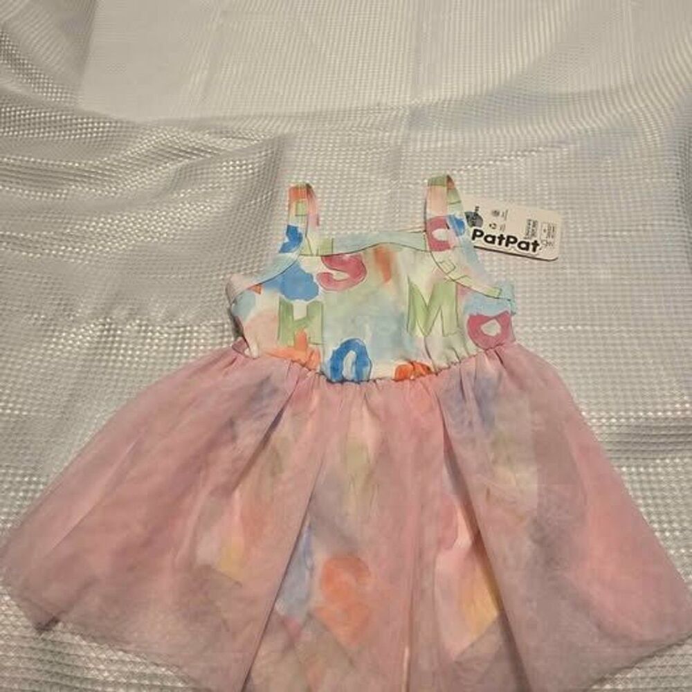 PatPat pink baby tutu dress 3-6M